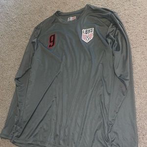 LBHS Grey long sleeve athletic Shirt